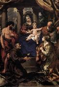 Pietro da Cortona Virgin and Child with Saints oil painting